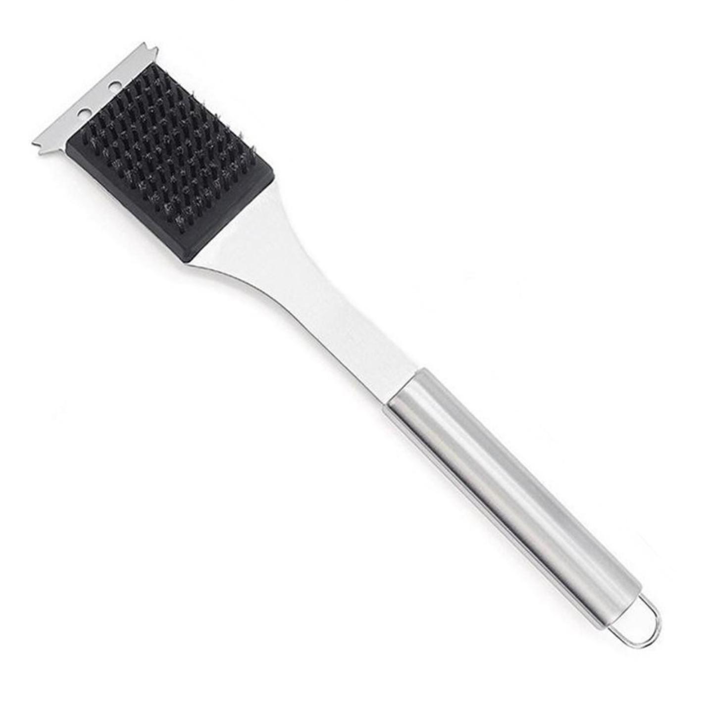Supply high quality stainless steel barbecue brush wire cleaning brush