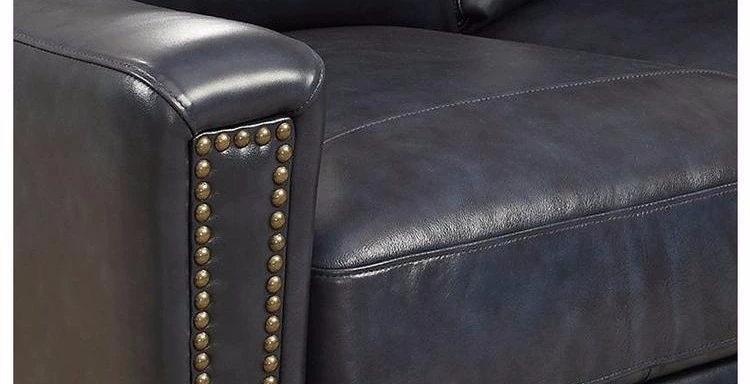 Sofa da màu nâu rộng của Mỹ, lớp da phòng khách bằng da nghệ thuật kết hợp sofa nội thất căn hộ nhỏ ba người S092 - Ghế sô pha