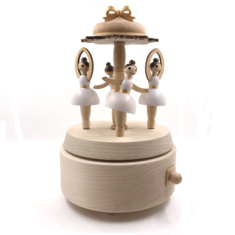 Taiwan Jeancard Wooden Ballet Music Box Eight Valentine's Day Birthday Gift Fashion Creativity