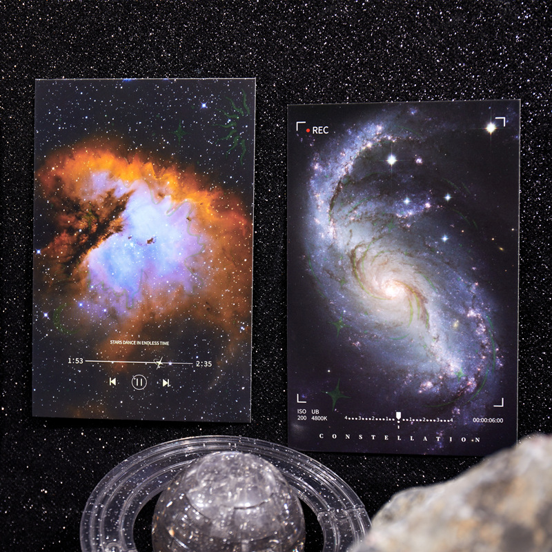 Creative Planet Universe Simple Literary Postcards 30 Postcards