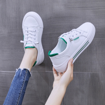 Small white shoes womens spring and autumn 2021 New flat maternity shoes soft soles during pregnancy wear Korean casual sports shoes