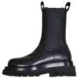 Martens, демисезонные челси на платформе, короткие сапоги, средней длины