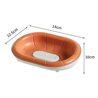 Оранжевая тарелка с белым фоном