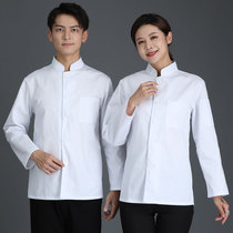 Catering chef overalls long sleeves autumn and winter womens short sleeves summer restaurant canteen special clothing kitchen workers