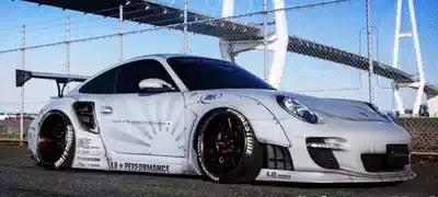 Suitable for Porsche 997 modified LB wide body large surround Porsche 997 front and rear bar side skirt tail wide body