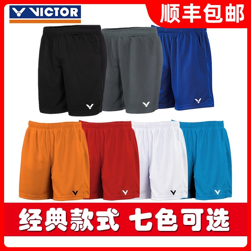 victor victory sports shorts men's and women's summer thin breathable loose badminton shorts 3096
