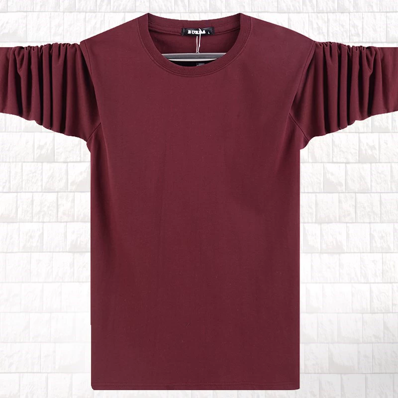 Mùa thu nam tay dài áo thun quân đội lực lượng đặc biệt nam cotton dài tay rộng kích thước áo sơ mi dài tay Slim