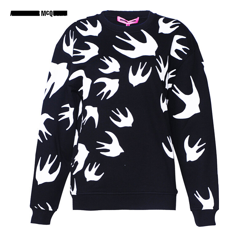 MCQ Alexander McQueen Alexander McQueen cổ điển Swallow In Long Sleeve