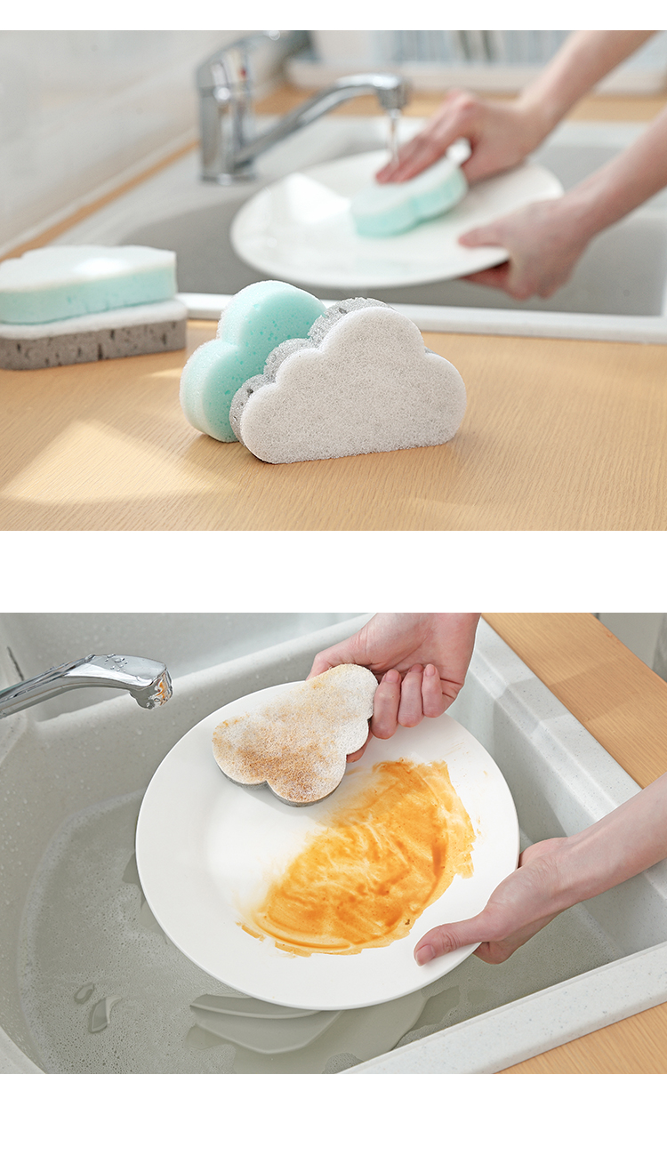 家用洗碗海绵神器厨房百洁布双面加厚海绵擦刷碗布不沾油抹布 家用洗碗海绵神器厨房百洁布双面加厚海绵擦刷碗布不沾油抹布