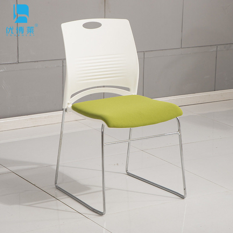 Staff training chair solid steel bar chair simple fashion office chair stackable plastic chair computer conference chair