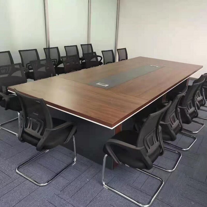 Plate Conference Table Long Table Modern Brief Conference Desk Thickened Business Negotiation Table Staff Office Training Desk