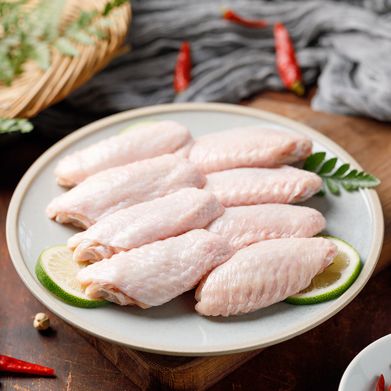 Taihe Chicken Wings Fresh Frozen Medium Wings Raw Chicken Wings BBQ Fried Ingredients