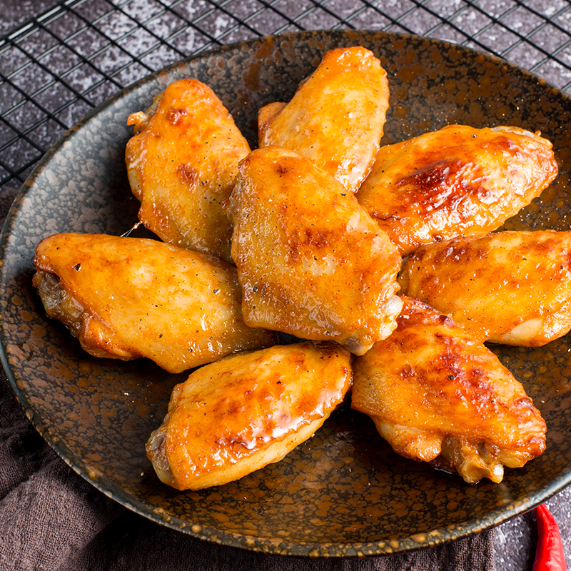 100 Poly Source Orleans Flavored Baking Wings Cooked Products Barbecue Fried Snack Frozen Semi-finished Products Cured Ingredients