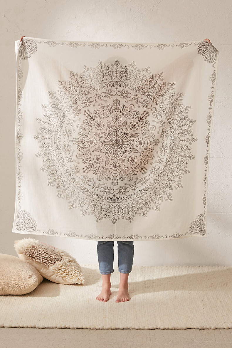 Urban Outfitters Tide thương hiệu nhà ins bohemian cứu trợ chăn in tấm thảm tấm thảm mới - Tapestry thảm trang trí phòng khách