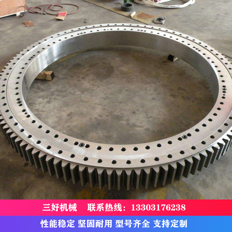 011 External gear slewing bearing turntable Large, medium and small tower crane piling rotary drilling drill pipe grab wood machine equipped with support bearings