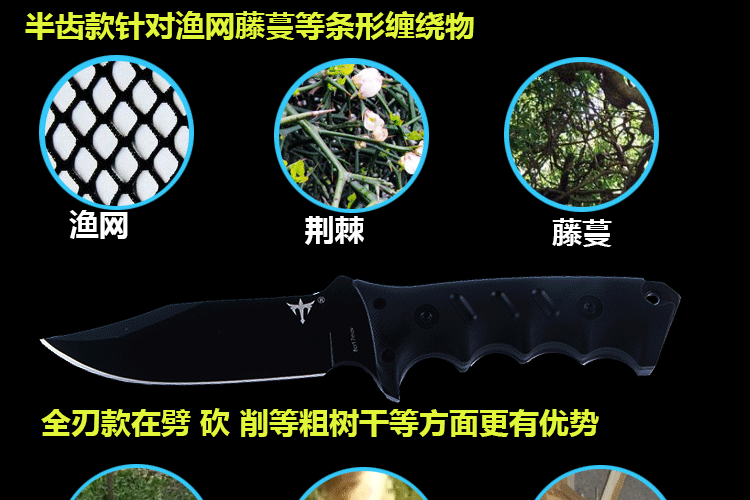 Nighthawk dao ngoài trời hoang dã dao sống độ cứng cao dao Thụy Sĩ thẳng dao sắc hoang dã tự vệ công cụ cầm tay dao gọt hoa quả