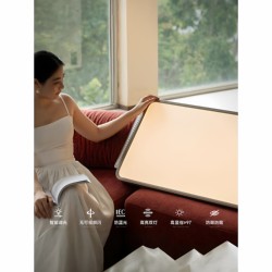 Seamless Square Panel Light, Modern Light Luxury High-End Ceiling Light for Living Room, 2026 New Model Bedroom Eye-Protection Lighting Fixture