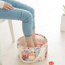 Travel portable small foldable water basin Travel outdoor travel supplies Foot bath bucket Large laundry bag washbasin