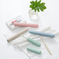  Toothbrush storage box Business travel portable mini small travel storage bag box Travel abroad toiletries storage bag