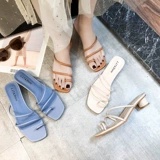 Тапочки, модная обувь, универсальные пляжные слайдеры, 2020, в корейском стиле, популярно в интернете