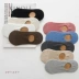 Vớ nữ màu rắn cotton mùa hè mỏng phần miệng nông Hàn Quốc silicone chống trượt vớ vô hình mùa thu dễ thương vớ nữ - Vớ hàng tuần tất off white Vớ hàng tuần