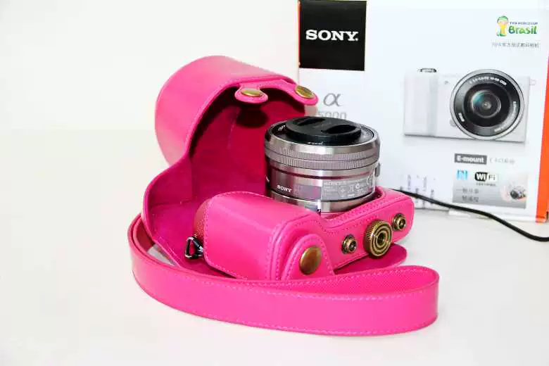 Túi đựng máy ảnh Sony NEX-5TL 5R a5000 NEX-5T 5N a5100 3N a5100 bao da đơn - Phụ kiện máy ảnh kỹ thuật số