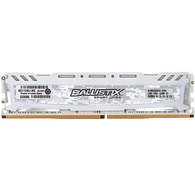  crucial 英睿达 DDR4 2400MHz 8GB 台式机内存（CT8G4DFS824A）　