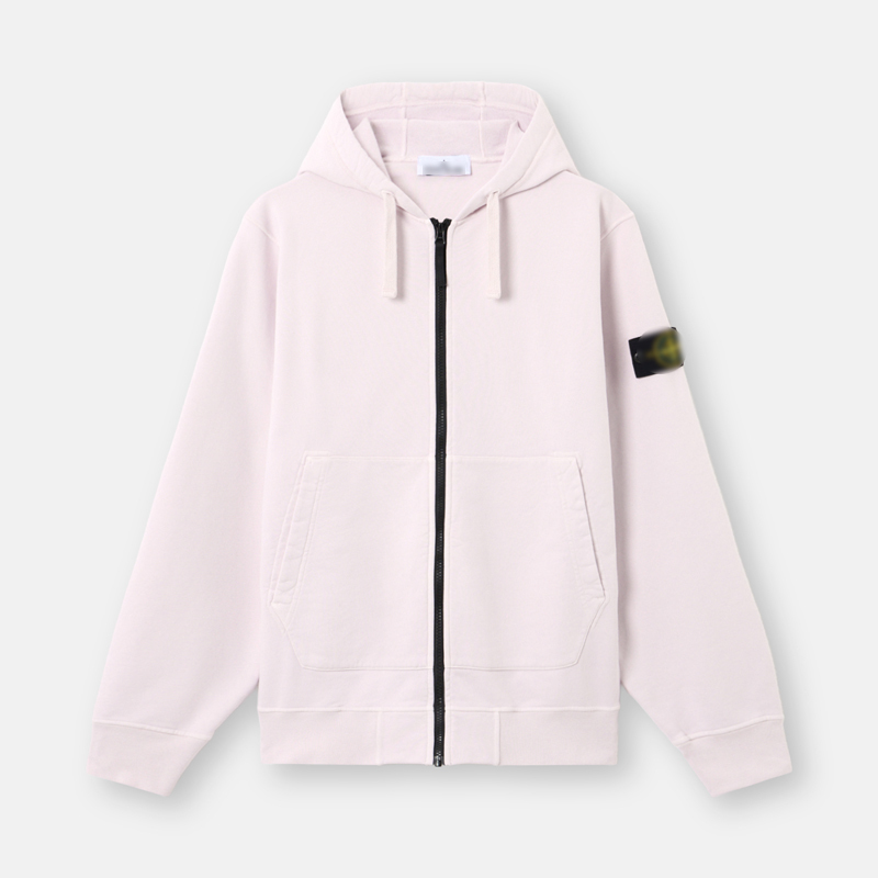 25Fw6100061Zip Hooded Sweatshirt Stoneslad Hooded Zipper Sweatshirt Jacket for Men