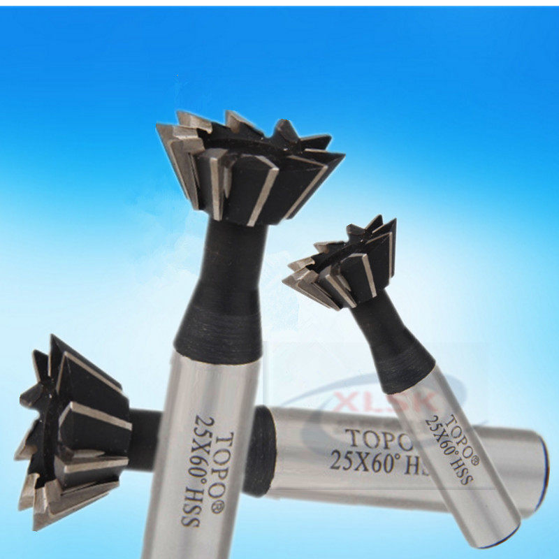 Danp River Metallurgy 6542 material 60 degrees 45 degrees straight shank dovetail groove milling cutter 25 30 32 40 45 50 60 60 Taobao