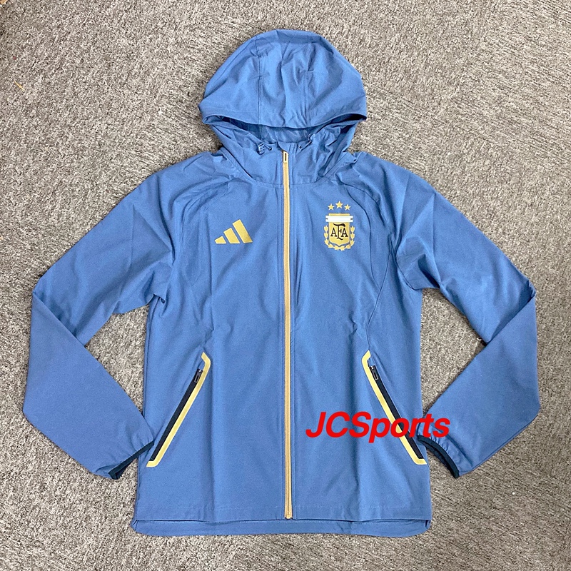 Argentina 2026 World Cup in the United States, Canada, and Mexico Official Authentic Trendy Football Hooded Jacket Sports Coat Jz6313