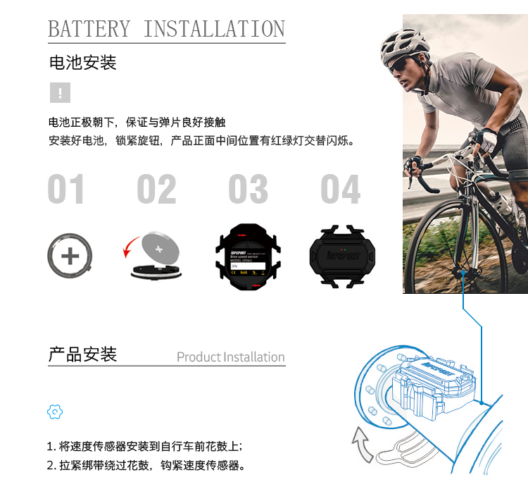 Tableau de bord vélo IGPSPORT - Ref 2425073 Image 5