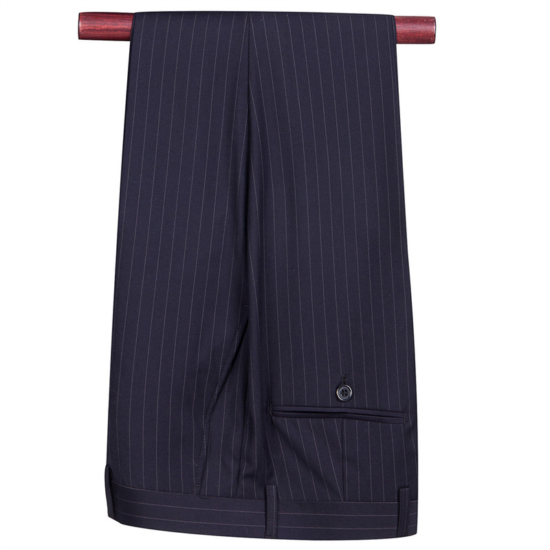 High-Quality China Construction Bank Striped Men's Dress Pants, Bank Uniform Suit Pants, Workwear Long Trousers