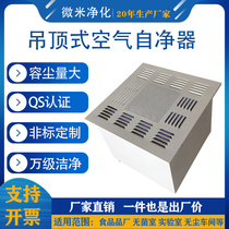 QS Certified Ceiling Type Air Self-Purifier Decontamination Workshop Without Dust Chamber Industrial Effu Efficient Filter Purifier