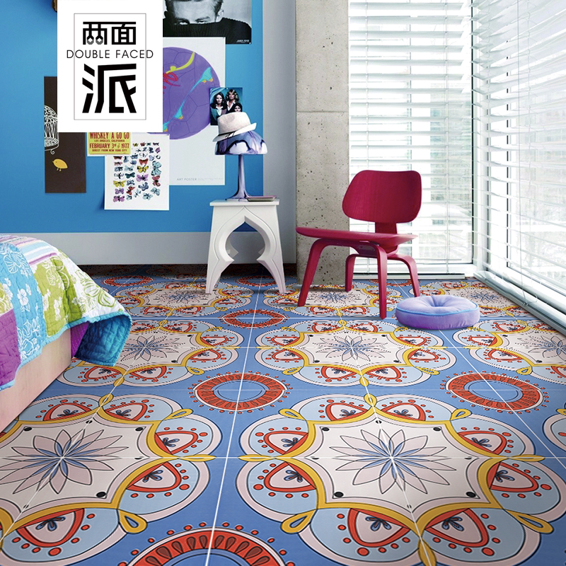 Hand-painted tiles, American pastoral tiles, Nordic art tiles, dining room tiles, kitchen and bathroom wall tiles, balcony floor tiles 300