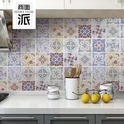Nordic wall tiles four grid tiles 300 balcony waist line kitchen tiles retro idyllic Mediterranean parquet floor tiles