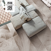 Extremely simple wind indoor floor tiles Velvet Feather Brick Living Room Restaurant Anti Slip Dry Grain Tile Balcony Kitchen Ground Brick