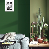 Color bright light full ceramic floor tiles 600 * 600 Guest restaurants Full throw glazed colored tile engineering with bright face green brick