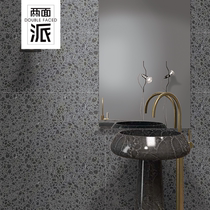 Finely carved glaze small grain water grinding stone tile tooling restaurant anti-slip ground floor brick living room kitchen toilet wall tiles