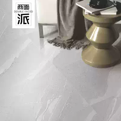 Minimalist gray tile marble tile modern matte gray tile living room non-slip floor tile antique brick 600*1200