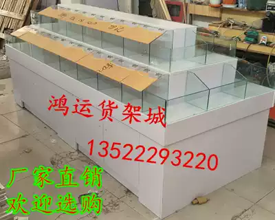Dried fruit cabinet Supermarket dried fruit nut candy display cabinet Bulk grain cabinet Dried fruit shelf wooden display shelf