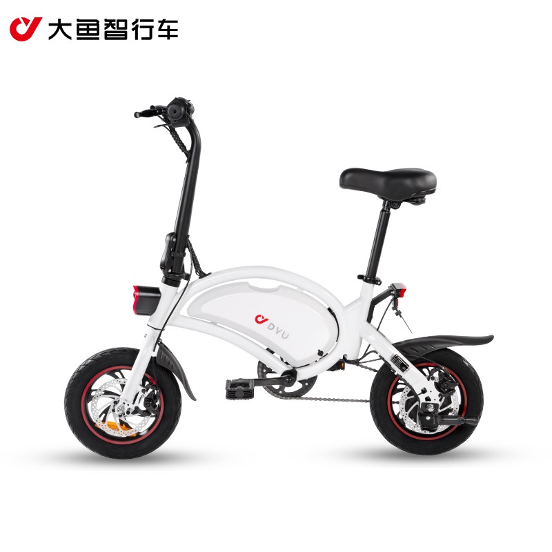 Big fish electric vehicle new national standard power-assisted bicycle small mini adult scooter adult folding parent-child car lithium battery D2C