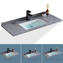 Semi-embedded wash basin single basin integrated ceramic wash basin Taichung basin bathroom counter top wash basin wash basin