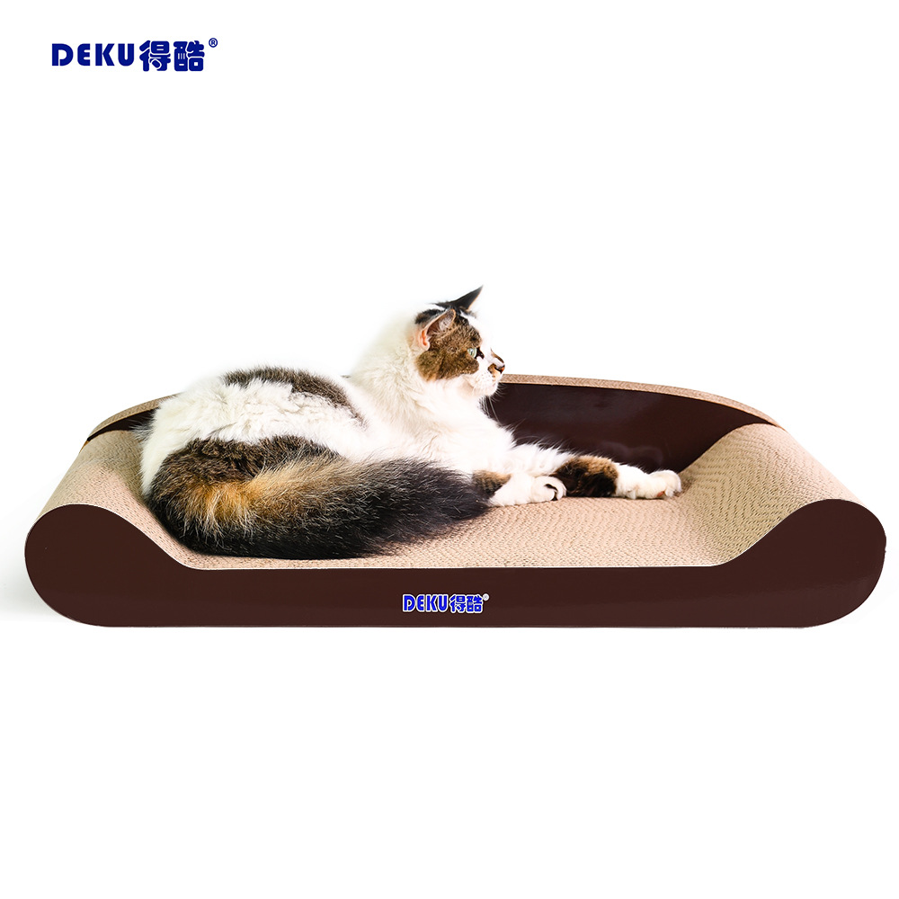 Corrugated Paper Cat Grip Plate Grinding Claw 70cm Supersize Cat Nest Cat Sofa Cat Toy Cat Grip Plate Big Sofa