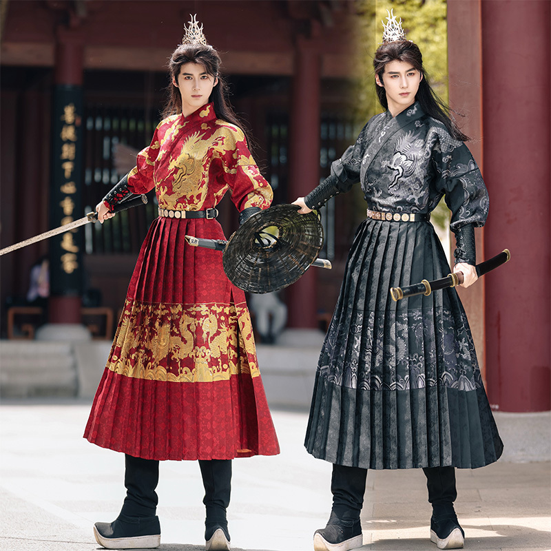 Hua Jinji Original Hanfu [General's Order] Men's and Women's Flying Fish Brocade Guard Spring and Autumn Hanfu with Gold Weaving Retro Full Set