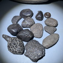 Natural Gobi raw stone strange stone ornaments fish roe pattern chalcedony hand play pieces ornamental stones living room entrance decorations