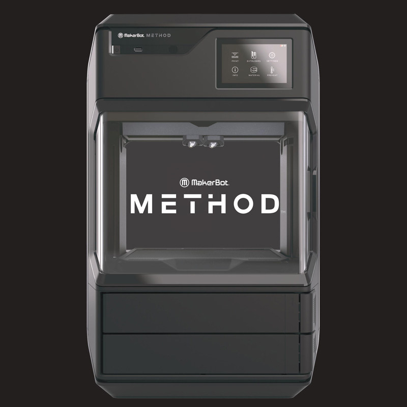 The United States imports Makerbot Method industrial grade high precision commercial dual - color FDM dual - nozzle 3D printer