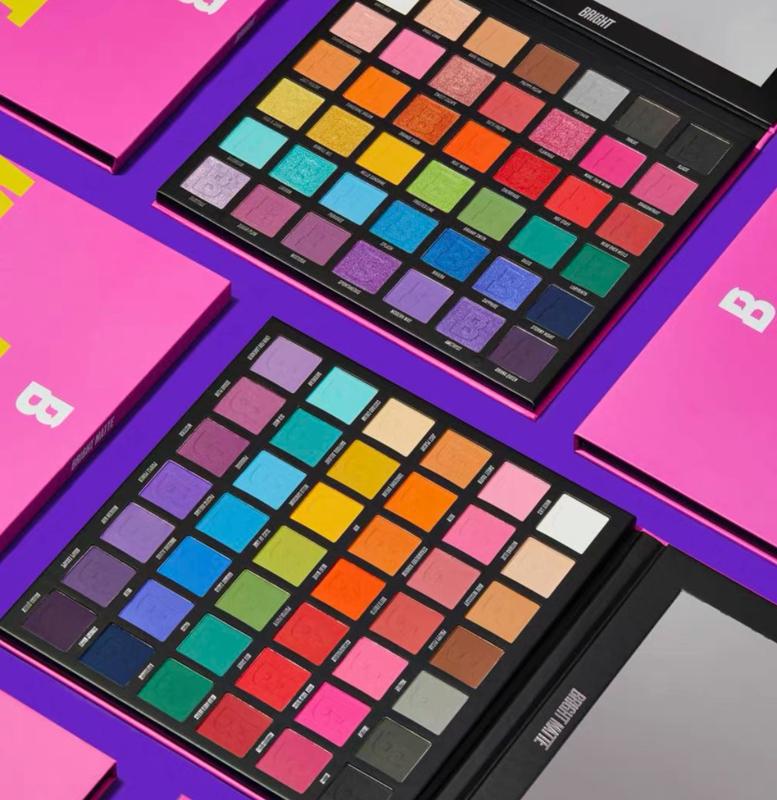 Beautybay Eyeshadow Palette Bright Matte 42 Colors Matte Pearlescent Long-Lasting Color Rainbow Color Makeup Palette