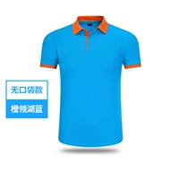 Безмолвный оранжевый воротник Озерно-синий