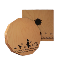 TODO cajon drum three-in-one tone travel cajon drum Nile River twelve-sided portable two-hand box drum