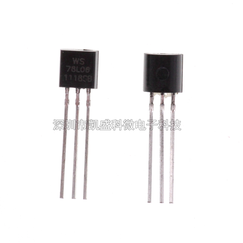 Directly inserted 78L06 WS78L06 triode TO-92 CJ78L06 6V three-terminal regulator 1K = 55 yuan